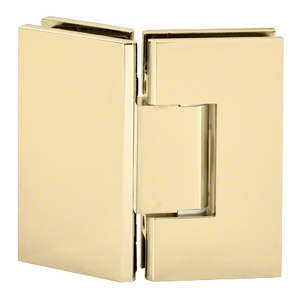 Polished Brass 135° Glass to Glass Maxum Series Hinge with 5° Pin
