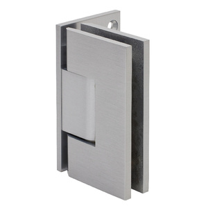 CRL Brushed Satin Chrome Vienna 044 Series Wall Mount Offset Back Plate Hinge