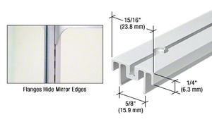 CRL Satin Anodized 48" Mirror Standard