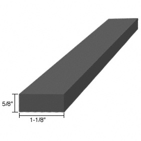 CRL 5/8" x 1-1/8" x 4" EPDM Rubber Setting Blocks