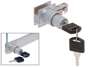 CRL Satin Anodized "Keyed Alike" Lock for S710 Security H-Bar