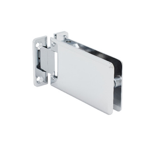 CRL Chrome Grande 037 Series Wall Mount Standard Back Plate Hinge