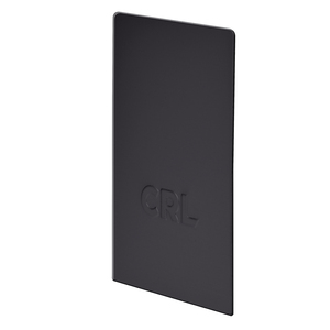 CRL Black Bronze End Cap for L56S Series Standard Square Base Shoe