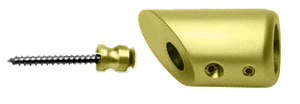 CRL Polished Brass Mitered Support Bar Bracket