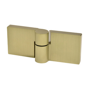 CRL Brushed Bronze Lugano Series Glass to Glass 180 Degree Hinge - For Left Hand Door