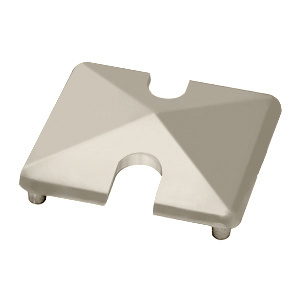 CRL Oyster White 1100 Series Post Top Cap for Center Posts