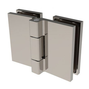 CRL Polished Chrome Como Series 180°Glass-to-Glass hinge