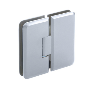 CRL Satin Chrome Petite 180 Series 180 Degree Glass-to-Glass Hinge