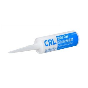 CRL Water Clear Silicone Sealant - 5 Fluid Ounce Cartridge