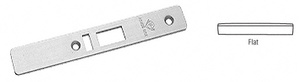 CRL Aluminum Flat Faceplate for AR4513 Series Deadlatch Locks