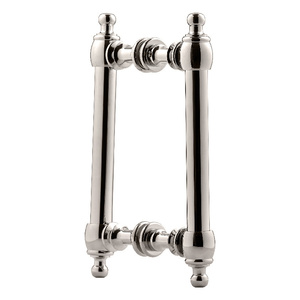 Polished Nickel 6" Antique Style Back to Back Handles