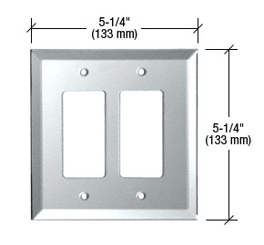 CRL Clear Double Designer Glass Mirror Plate