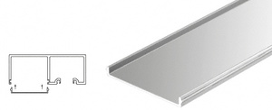 CRL Polished Stainless Snap-In Filler Strip for Sliding Door Pocket