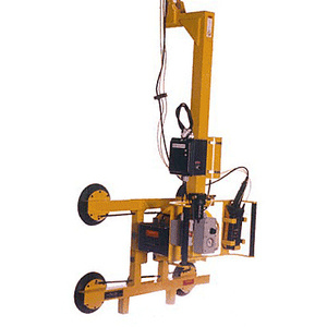 CRL Wood's Powr-Grip® DC Powered C-Frame Vertical Lifter 4-Cup Vacuum Lifter 500 Series