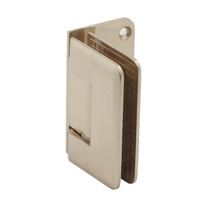 Polished Brass Wall Mount with Offset Back Plate Premier Series Hinge with 5° Pin