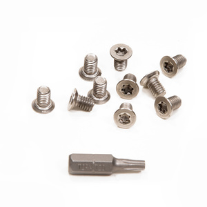 CRL Brushed Nickel Essence® Bottom Track Replacement Screws