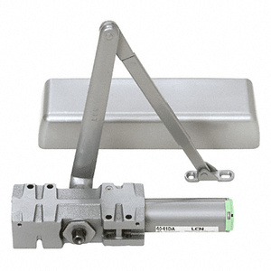 LCN Aluminum ANSI Grade 1 Adjustable Spring Power Multi-Size Size 1 - 6 Surface Mounted Door Closer with Delayed Action