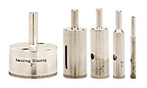 CRL AG Series 5 Piece Plated Diamond Drill Set