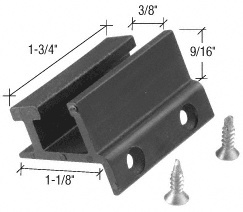 CRL 3/8" Bottom Guide for CK/DK Cottage Series Sliders