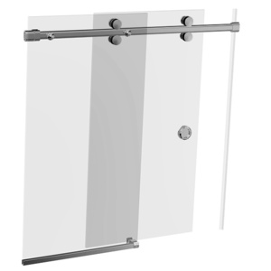 Bristol Series Slider 180 Degree Brushed Stainless