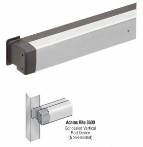 CRL-U.S. Aluminum Clear Anodized Panic Concealed Vertical Rod Adams Rite® 8600 Only 36"