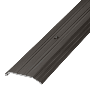 CRL Dark Bronze 4" x 1/2" Saddle Aluminum Threshold - 73" Long