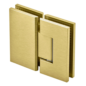 Brushed Bronze 180° Glass-to-Glass Maxum Series Hinge