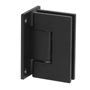 Matte Black Wall Mount with Full Back Plate Americana Series Hinge