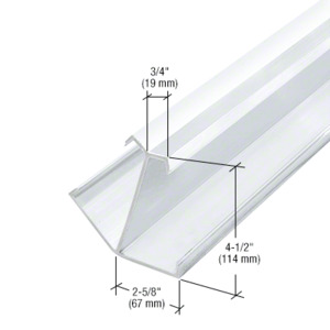 CRL-U.S. Aluminum 135 Degree Corner Mullion, White KYNAR® Paint - 24'-2"