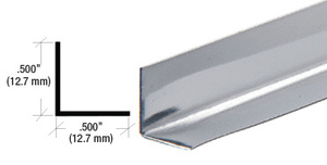 CRL 1/2" Stainless Steel L-Angle