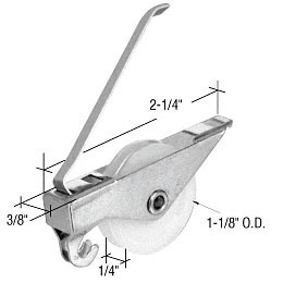 CRL 1-1/8" Nylon Screen Roller Assembly