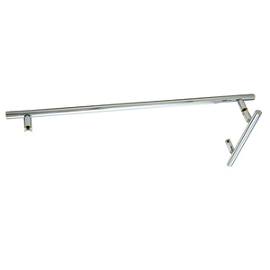 CRL Chrome 6" x 24" LTB Combo Ladder Style Pull and Towel Bar