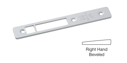 Adams Rite® Aluminum Right Hand Optional Faceplate for Offset Hung Single Door