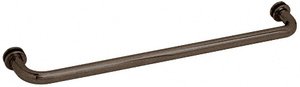 CRL Oil Rubbed Bronze 28" BM Series Tubular Single-Sided Towel Bar