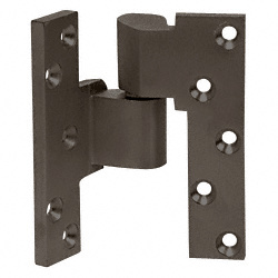 CRL Dark Bronze 3/4" Offset Intermediate Left Hand Pivot