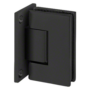 Matte Black Wall Mount with Full Back Plate Designer Series Hinge