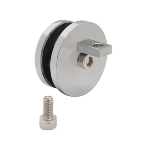 CRL Brushed Nickel Hydroslide 90 Degree Glass-to-Sliding Track Connector