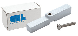 CRL Satin Chrome Adapter Block for Prima, Shell and Rondo Hinges