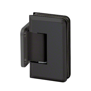 Matte Black Wall Mount with Short Back Plate Premier Series Hinge