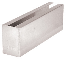 CRL Polished Stainless 12" Welded End Cladding for B5S Series Standard Square Base Shoe