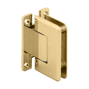 CRL Polished Brass Pinnacle 337 Series Adjustable Wall Mount 'H