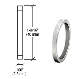 CRL Satin Anodized .100" Straight Cylinder Ring