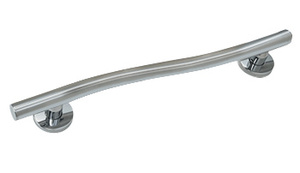 CRL Polished Stainless 'S' Round 24" Grab Bar
