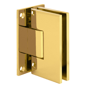 CRL Brass Victoria Series Wall Mount Full Back Plate Hinge