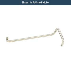 Brushed Nickel 6" x 20" Towel Bar Handle Combo without Washers