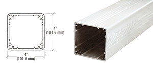 CRL Sky White Standard 4" x 4" Square 36" Long Post