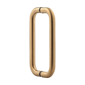 Satin Brass 8" Standard Tubular Back to Back Handles