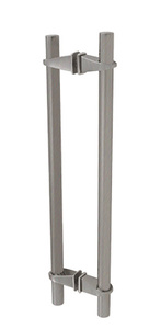 CRL Brushed Stainless 28" Variant Series Adjustable Pull Handle with VP1 Mounting Post