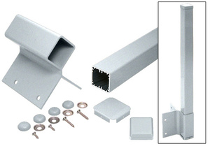 CRL Mill 36" 100 Series 90º Fascia Mount Post Kit