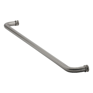 Brushed Nickel 30 Single Mount Tubular Towel Bar with Washers USH